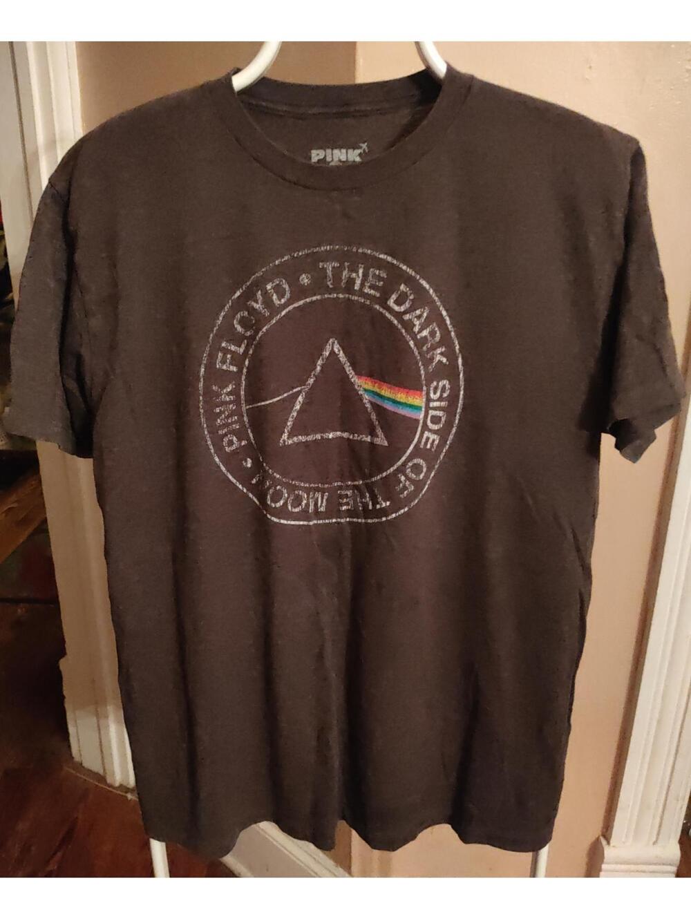 Pink Floyd official Dark side - faded look rock tee - L -